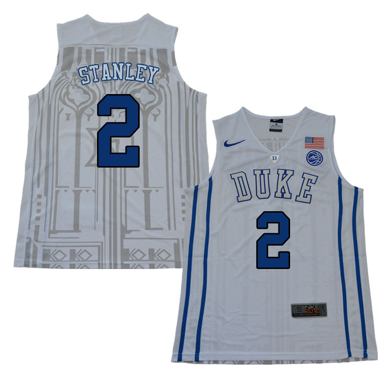 Duke Blue Devils #2 Cassius Stanley College Basketball Jerseys Sale-White